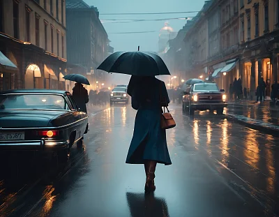简约时尚风雨无阻设计