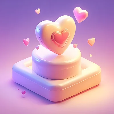 任天堂风格3D图标设计
