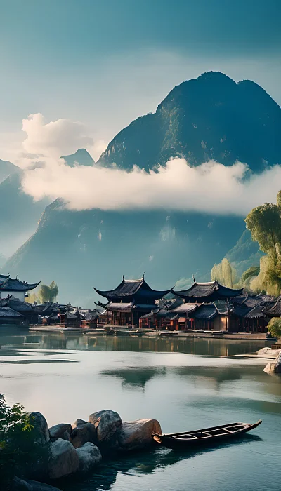 丽江古城风景高清摄影