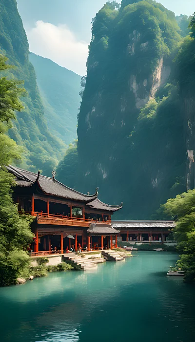 重庆武隆天生三桥风景摄影