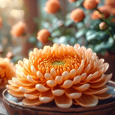 秋日菊花展览