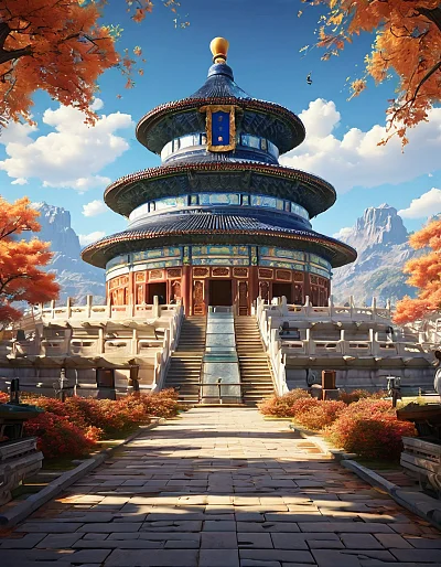 北京天坛古建筑