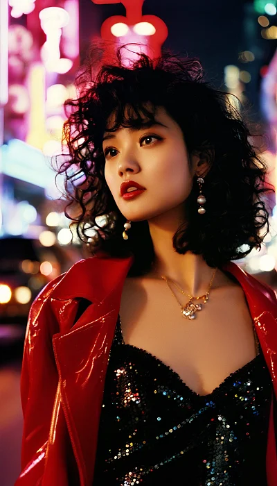 复古港风浓颜系美人摄影