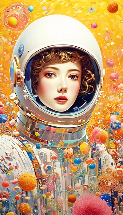 韩流风格宇宙3D插图