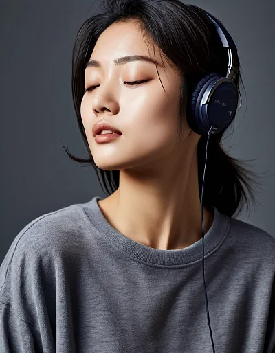 时尚中国女模特肖像摄影