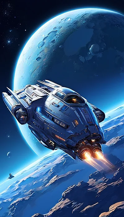 科幻宇宙插画