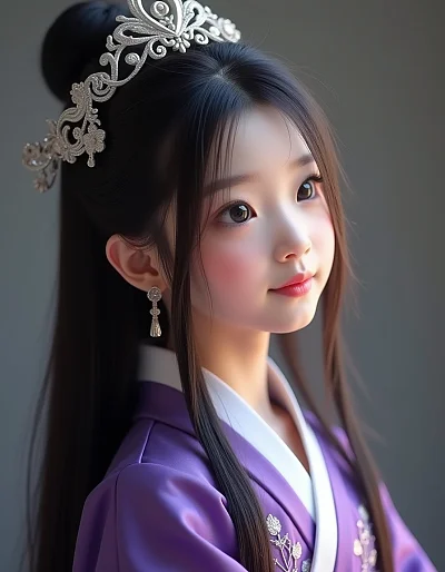 苗疆少女银饰汉服