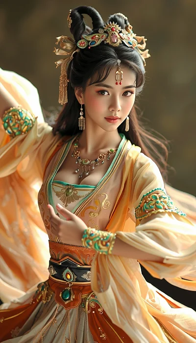 敦煌飞天仙女舞蹈