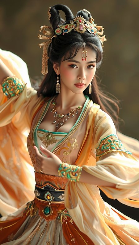敦煌飞天仙女舞蹈