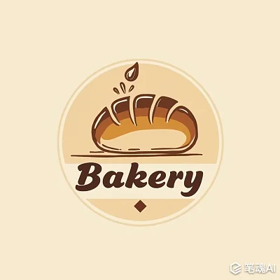 个性化私人烘焙坊品牌标志设计