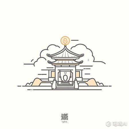 建宁报国寺荷花Logo设计