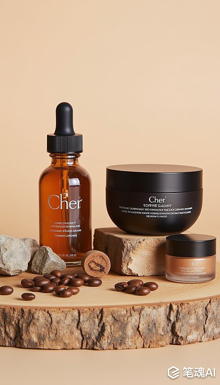 Cher Elegant咖啡紧致眼霜护肤产品广告