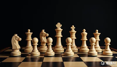 商业风格国际象棋棋盘布局设计