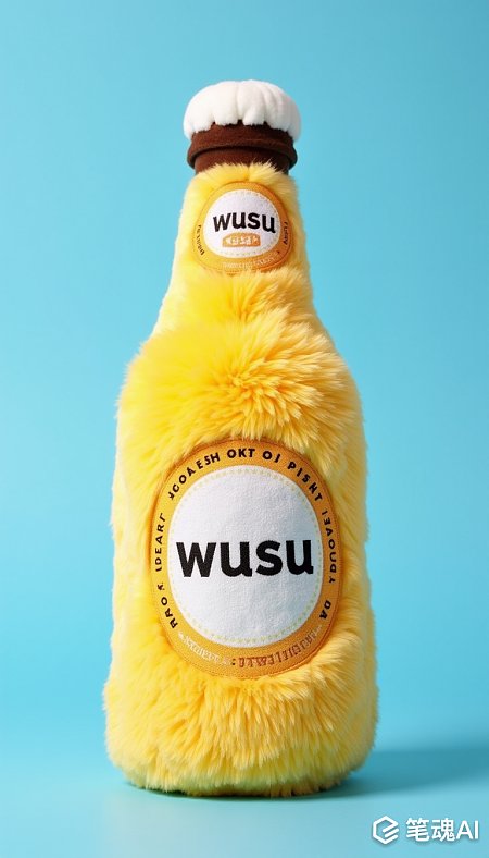 乌苏啤酒瓶形态Jellycat毛绒玩具