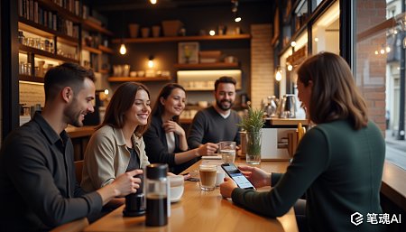 咖啡厅信用卡支付购物体验