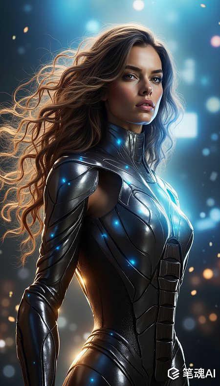 科幻风格女郎摄影