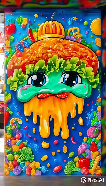 快餐涂鸦桌游