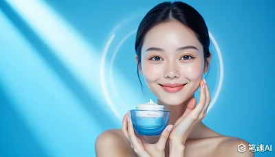 韩国美女护肤广告摄影