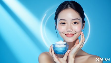 韩国美女护肤广告摄影