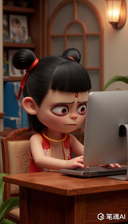 哪吒3D皮克斯神话风格渲染