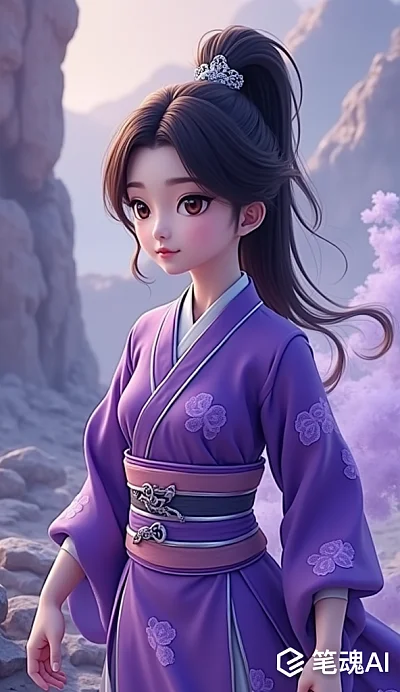 3D写实风格殷夫人古装照