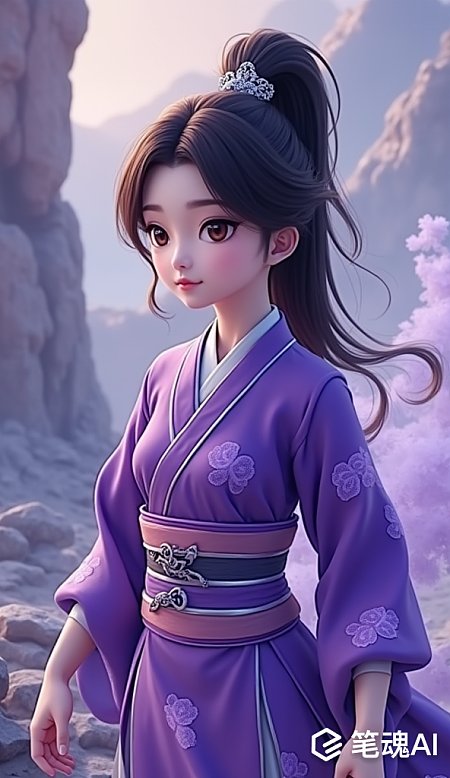 3D写实风格殷夫人古装照