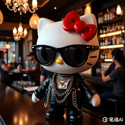 Hello Kitty酒吧时尚照片