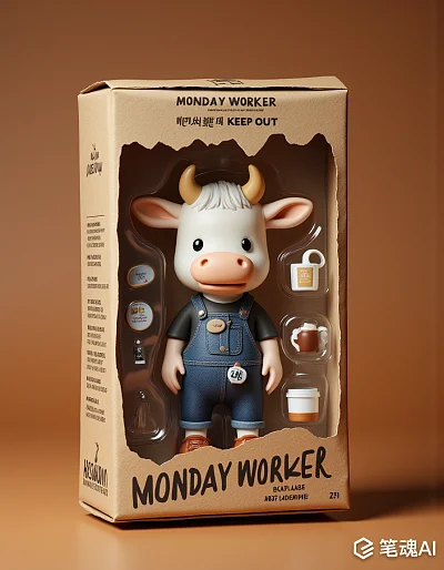 3D写实风格塑料盲盒包装设计