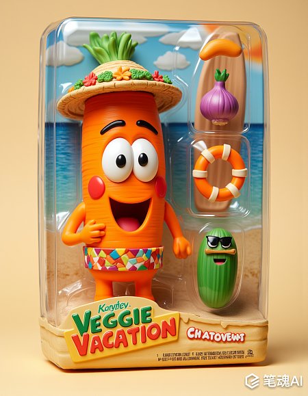 拟人化胡萝卜角色90年代塑料壳玩具限量版