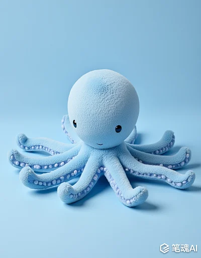 Jellycat海洋系列章鱼玩偶产品摄影