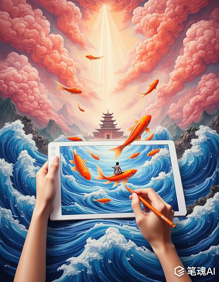 笔魂AI绘画在线生成作品